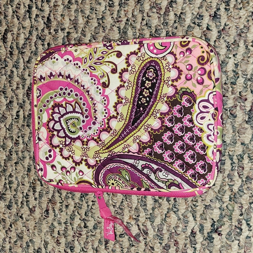 Vera Bradley pink/purple/green kindle holder